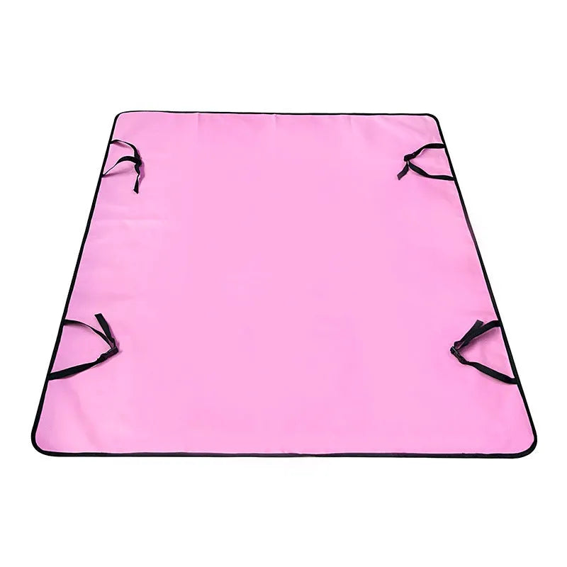 Car pet mat rear seat protector for dogs with water resistant cloth material