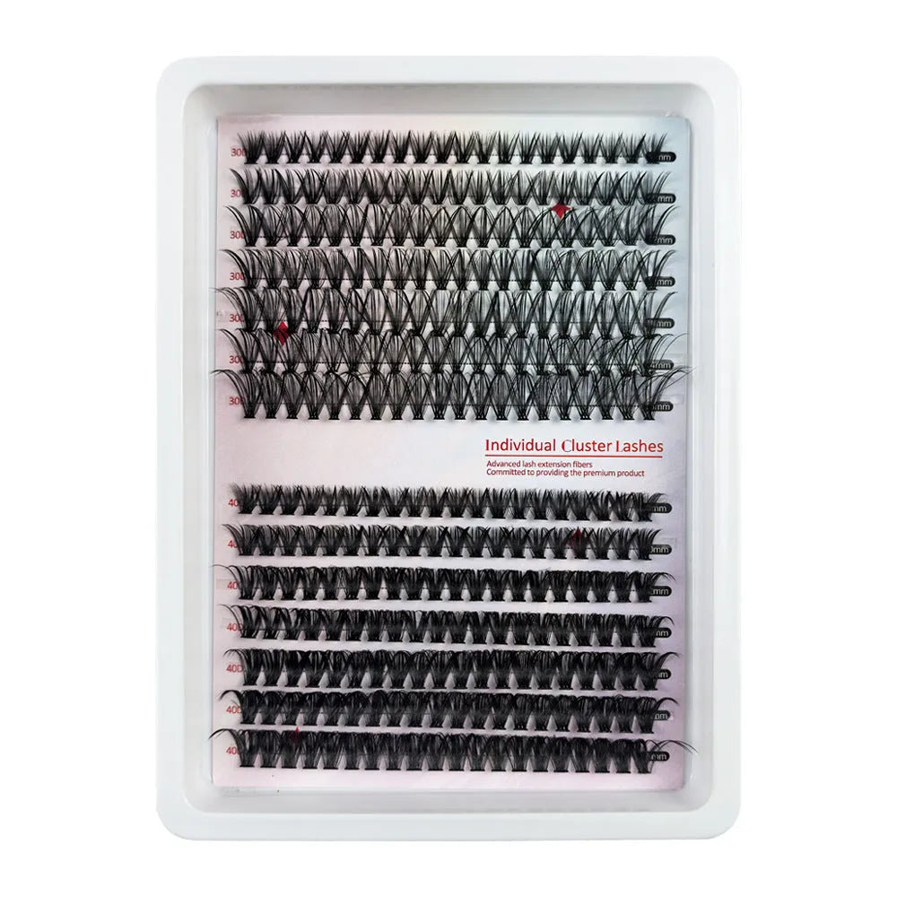 Creative messy style false eyelashes mixed bundle with multiple specification options