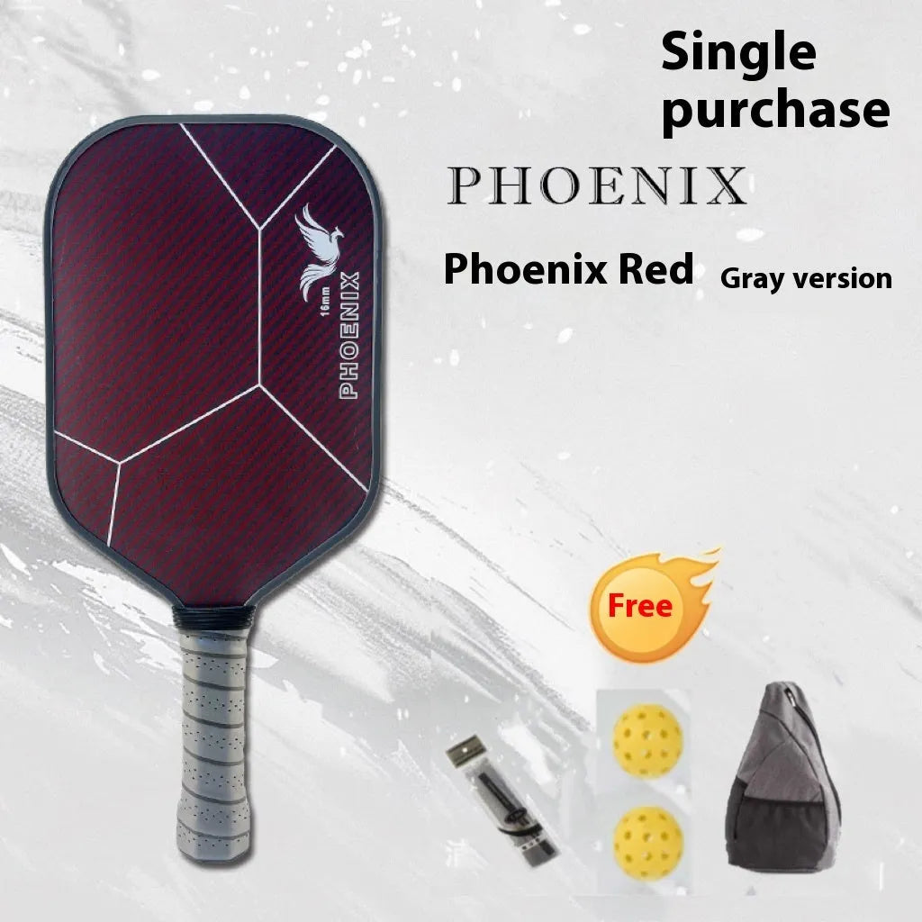 Peak Kevlar carbon fiber frosted table tennis racket plate with diagonal bag and balls in multi-colour options