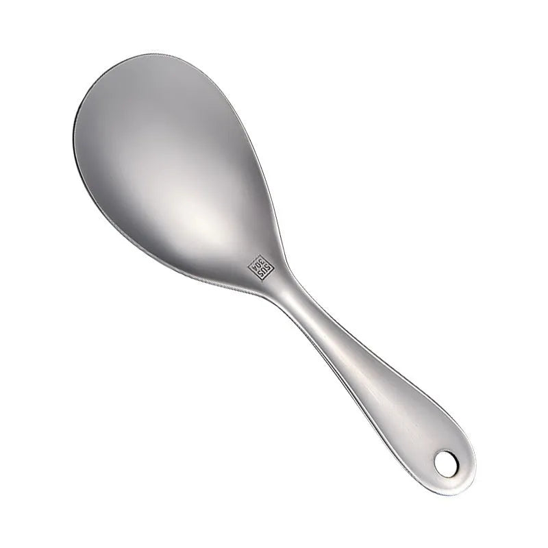 304 stainless steel meal spoon with solid colour finish and simple style design