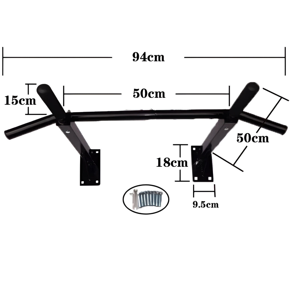 Indoor pull-up equipment with high carbon steel ordinary connecting bar and black sponge covers