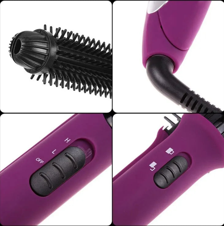 4-in-1 electric hair curler straightener and curler dual-purpose styling tool with ABS body, 60W power