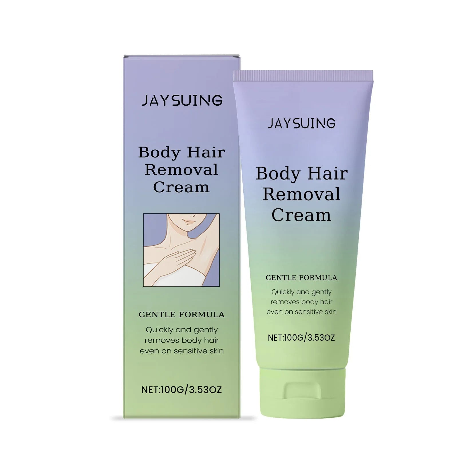 100g tube of moisturising hair removal cream with witch hazel and glycerin.