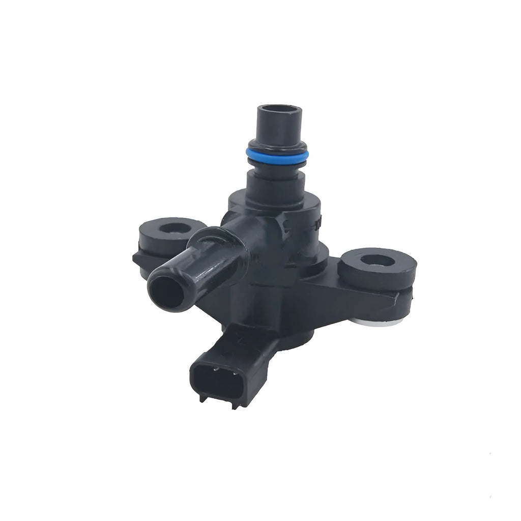 Black ABS plastic Ford turbocharger solenoid valve, part number AU5A-9G866-AB