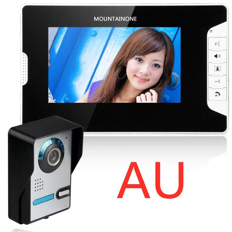 Shanyi Shida wired video door phone system with indoor monitor and outdoor camera