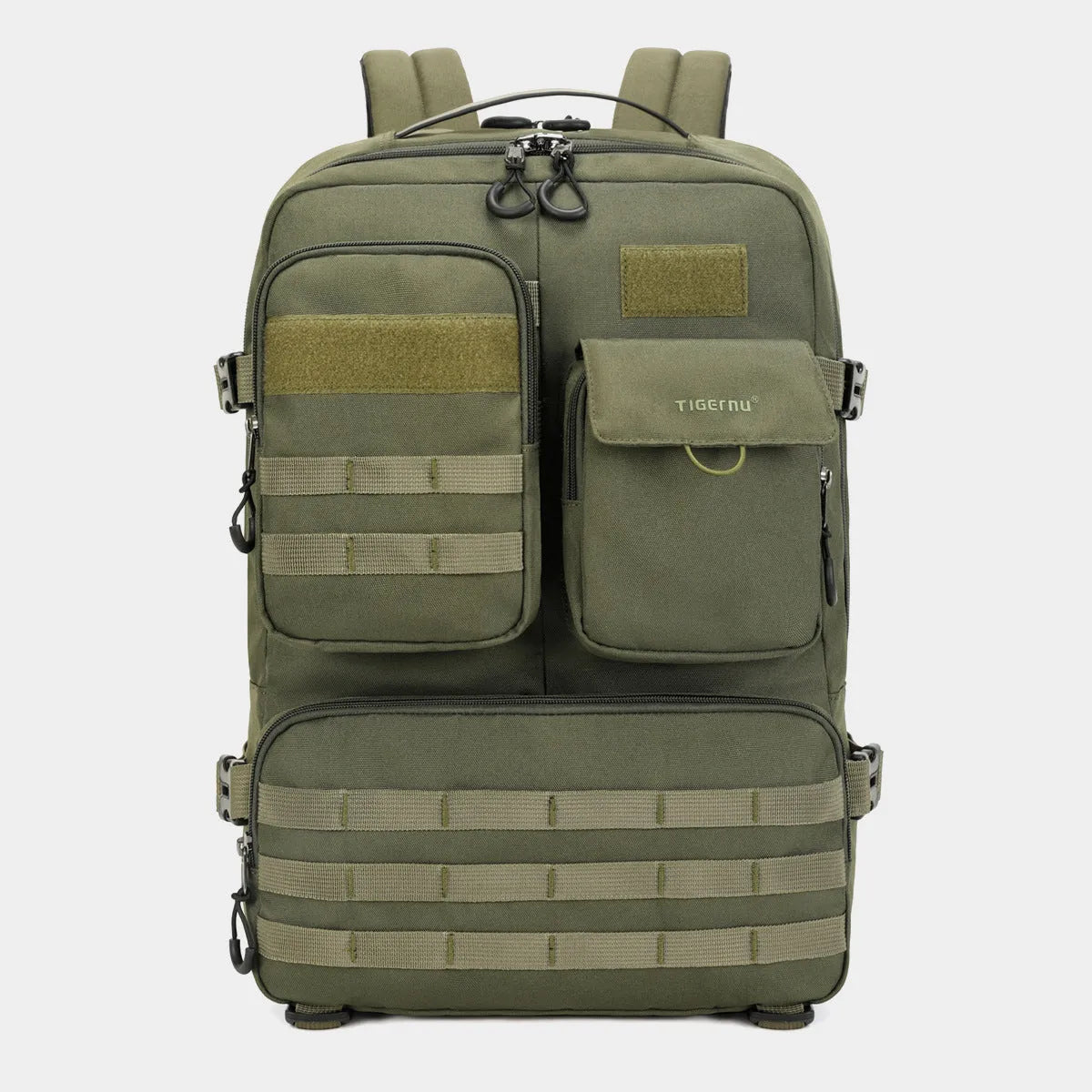 17 inch tactical backpack in Army Green colour with waterproof nylon construction