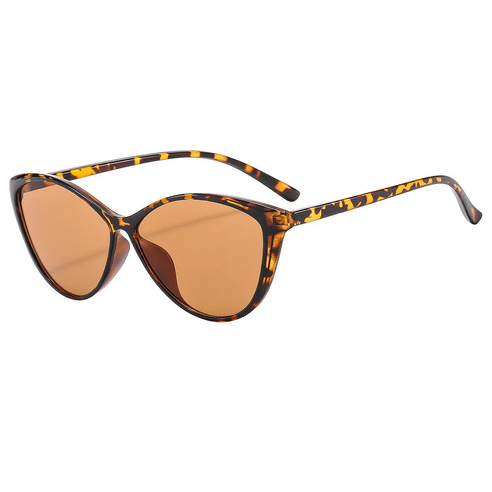 New triangle cat eye butterfly sunglasses black frame gray piece for women party cycling travel
