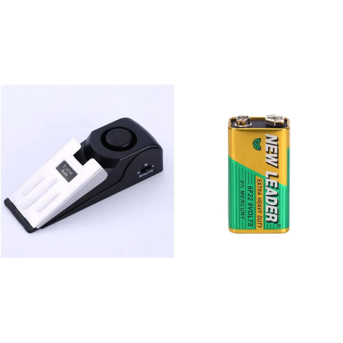 Xinlida 9V square alkaline battery, model 6F22, for microphones and walkie-talkies.