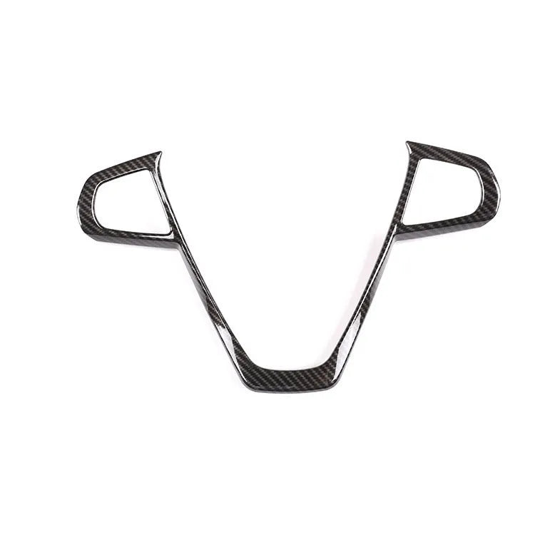 Carbon fibre pattern button frame decoration for BMW steering wheel with Type A button box configuration