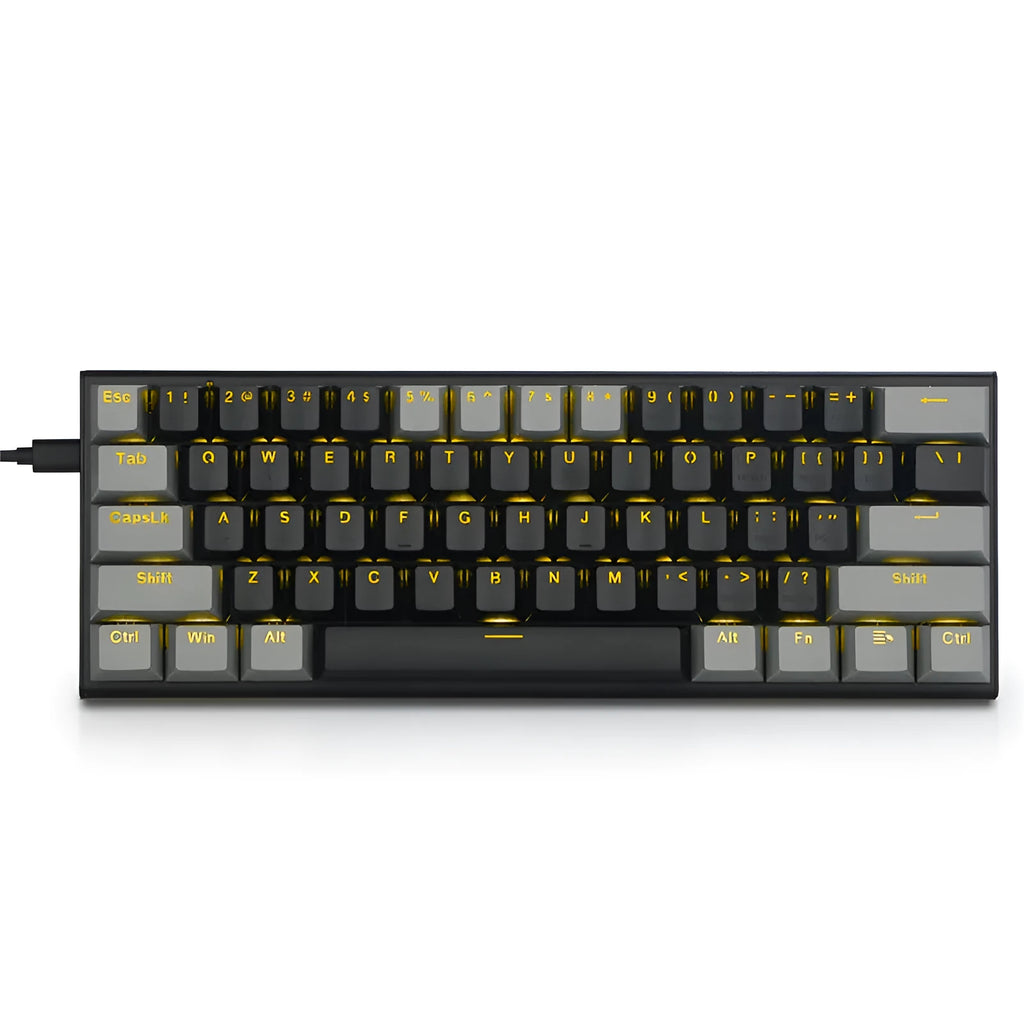 Z11 aluminium alloy mechanical keyboard replacement keycaps set in black and grey colours