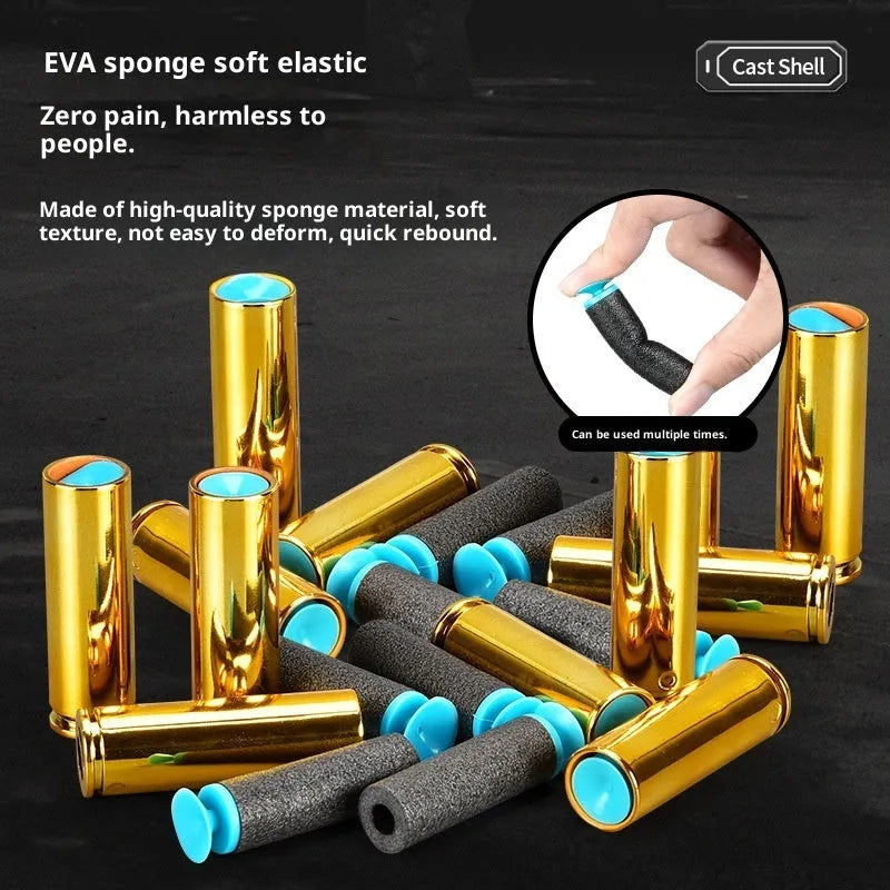 M416 throw shell soft bullet gun AMT toy made of plastic with soft elastic bullets for teenagers