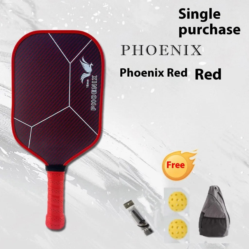 Peak Kevlar carbon fiber frosted table tennis racket plate with diagonal bag and balls in multi-colour options