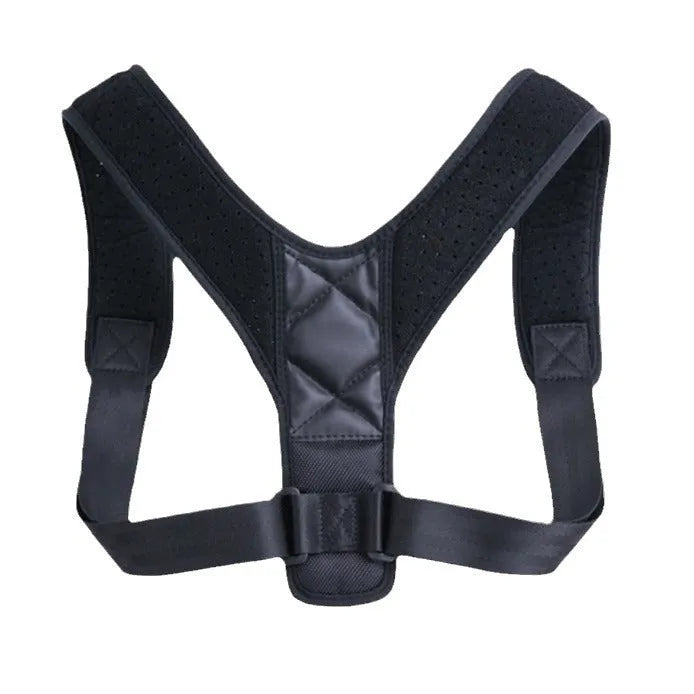 Nylon back posture correction belt in free size for anti-humpback support.