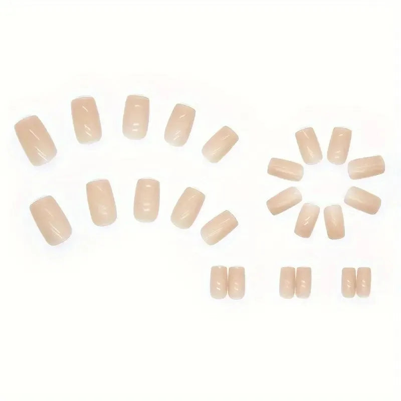 Plastic nail art set in solid colour MY119, a cute style fashion accessory for ladies.