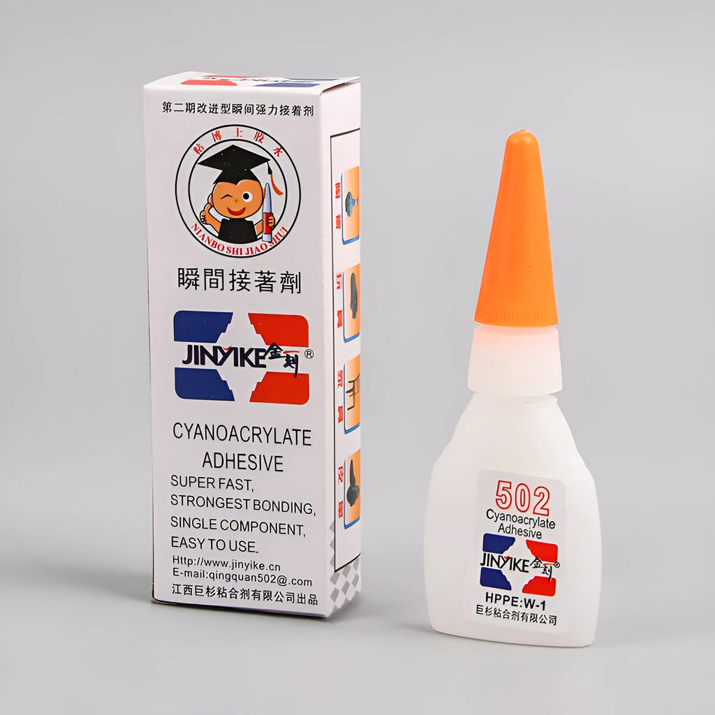 Shoe repair instant strong adhesive glue tube in 3g and 8g sizes for footwear fixes