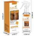 Pet-specific anti-static anti-knotting odour removing grooming spray in 100ml bottle for dogs and cats