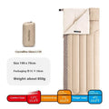 Four seasons outdoor camping sleeping bag in three colours with storage bag