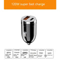 Black 200W car charger with USB ports for multiple device charging