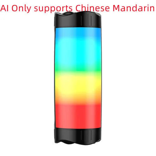 Intelligent Bluetooth speaker with multicolour neon light effects and 3000mAh battery