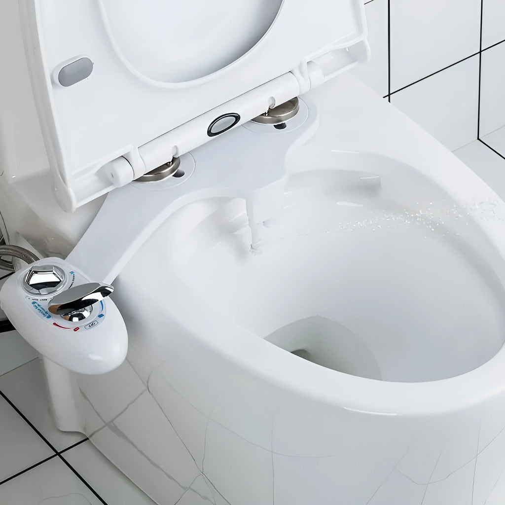 American-style ABS bidet toilet seat cleaner with hip wash and self-cleaning nozzle