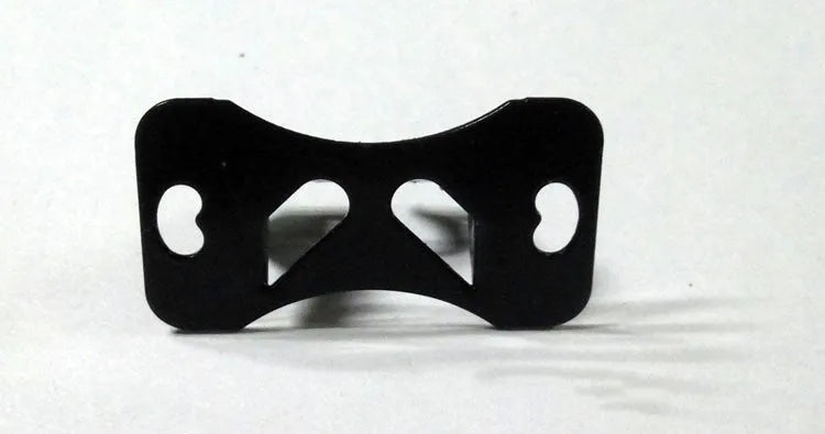 Black metal adjustable car camera mounting bracket with 120-degree rotation capability