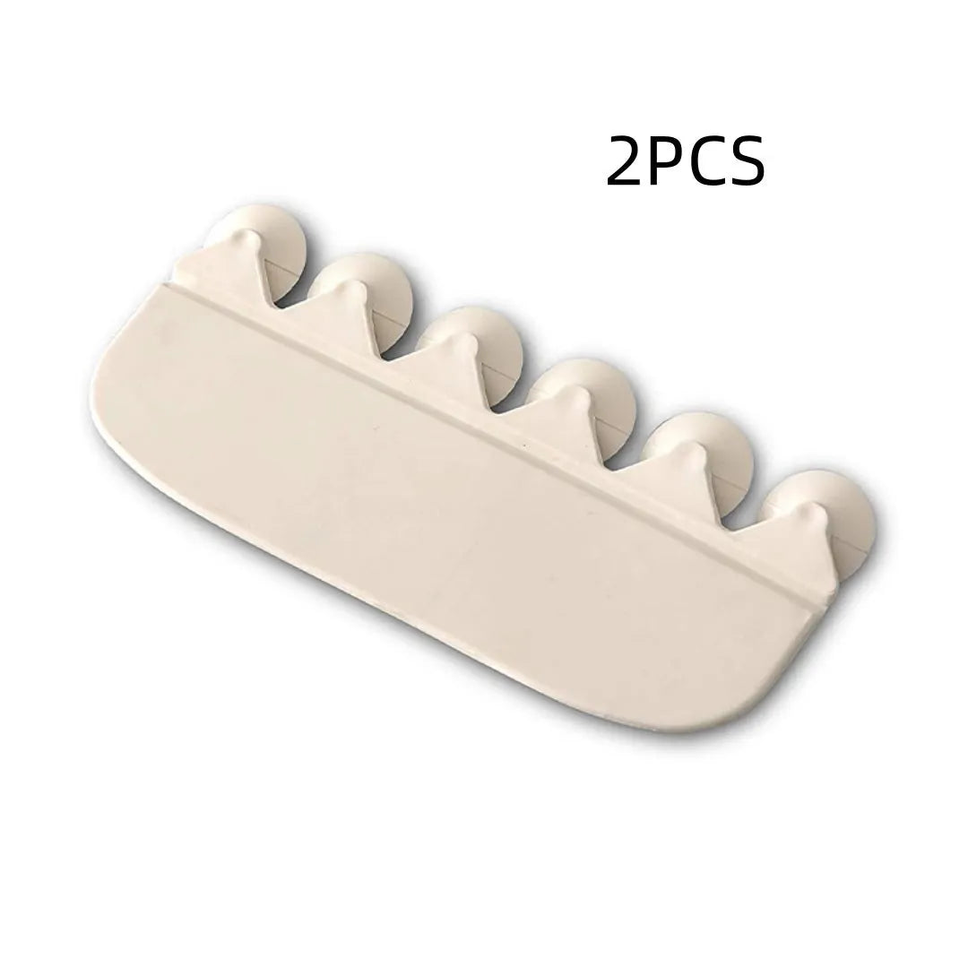 White PVC urine blocking board for toilet, child potty training splash guard.