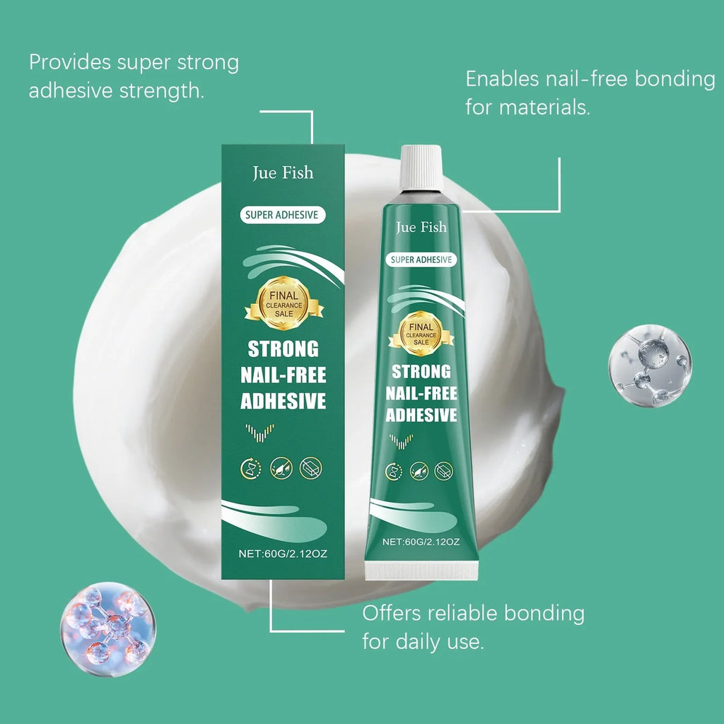100g tube of strong nail-free adhesive with water-based PVA formula