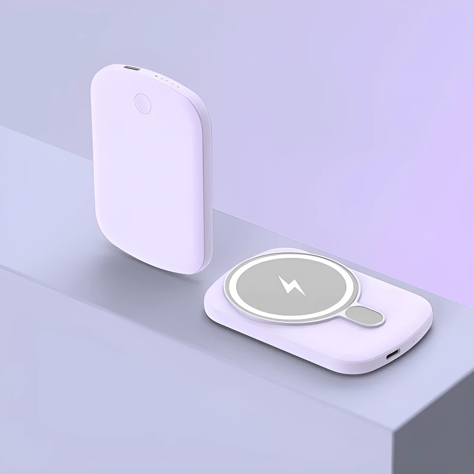 Magsafe magnetic power bank for iPhone wireless charging in four colour options