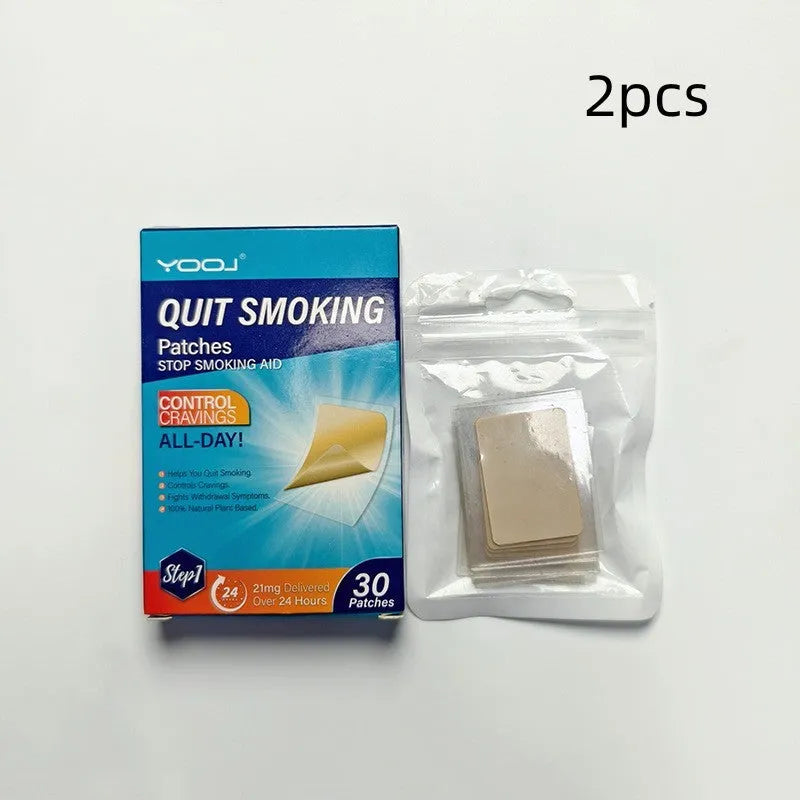 30-piece box of plant extract nicotine patches for smoking cessation