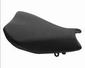Black PU leather seat protector bag fitted on a Suzuki GSXR1000 motorcycle seat