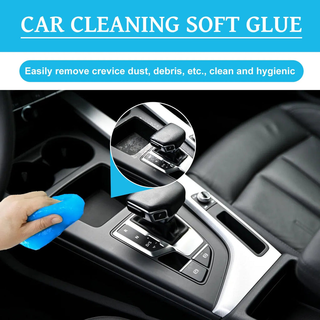 70g car cleaning soft gel for interior dust removal measures 6.2x5.7cm