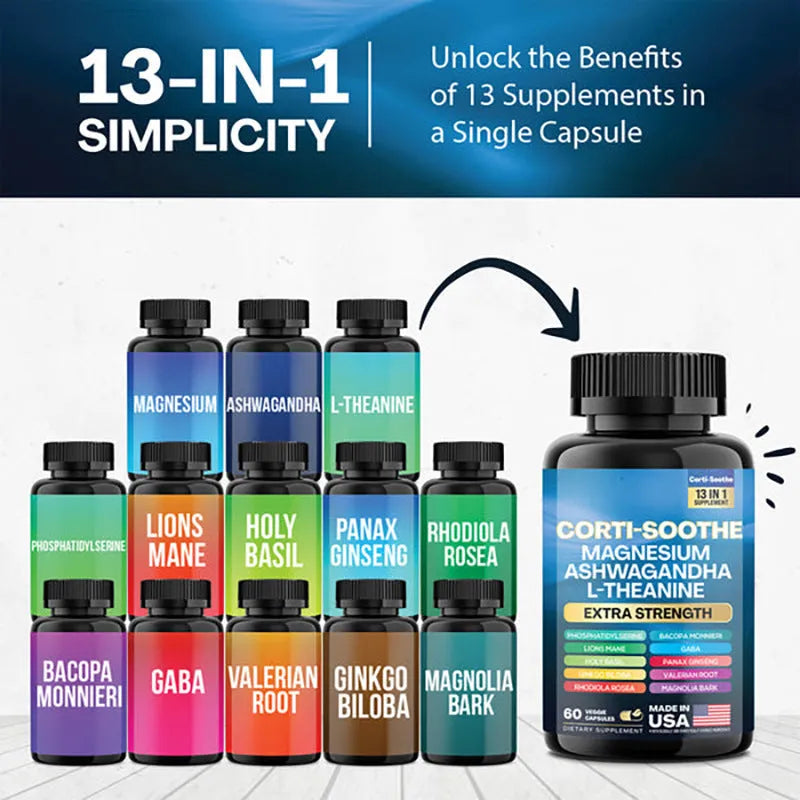 Bottle of South African Drunken Eggplant magnesium capsules containing 60 capsules.
