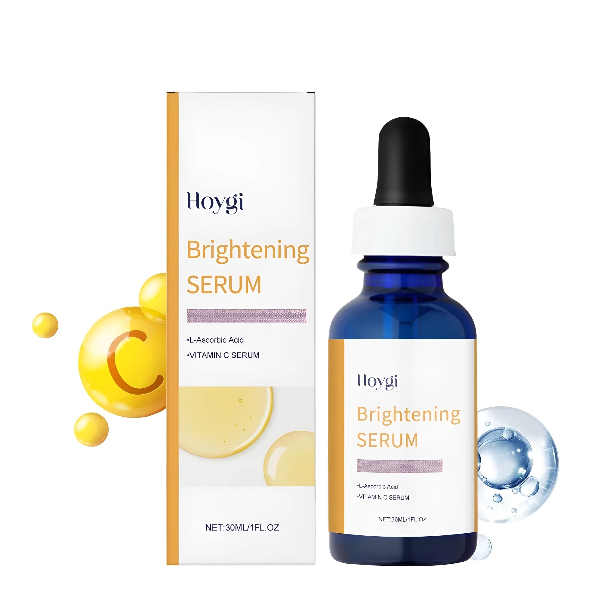 30ml Vitamin C Solution facial essence bottle with antioxidant treatment formula