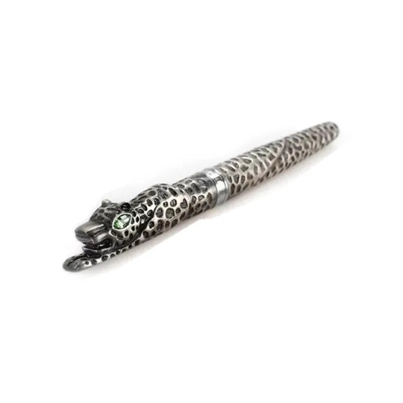 Metal embossed business pen in ancient silver or gold colour options.