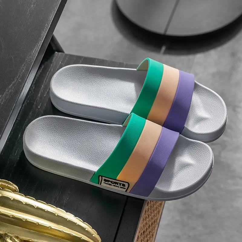 Men's PVC sandals in grey, size 40/41, for bathroom and outdoor wear