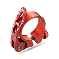 Aluminium alloy mountain bicycle seat post clamp in black, blue, gold or red colours