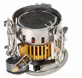 Folding camping stove head with 3500W infrared burner, stainless steel, copper and alluminium, in plastic box