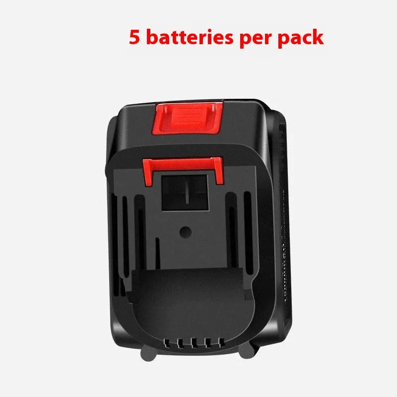 Portable wireless car washing gun with plastic handle and lithium battery pack