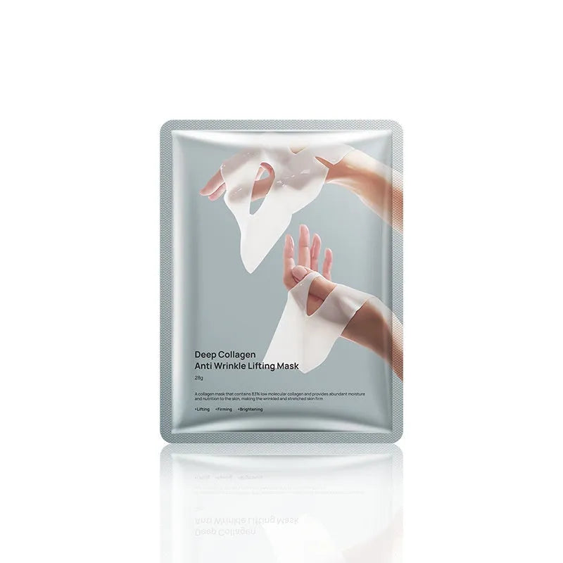 28ml collagen anti-wrinkle moisturising face mask single piece without logo for universal skin types