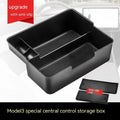 Tesla Model storage box retrofit for central control armrest organisation plastic accessory
