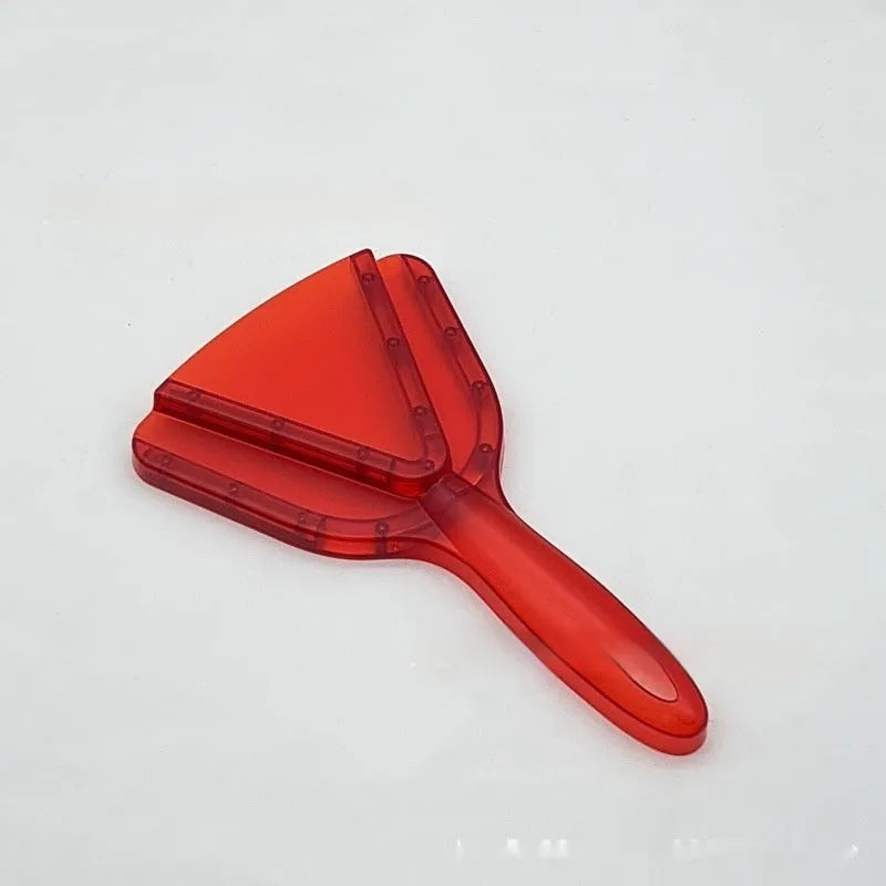 Adjustable telescopic plastic bottle opener with a non-slip handle in red, clear, and grey colour options.