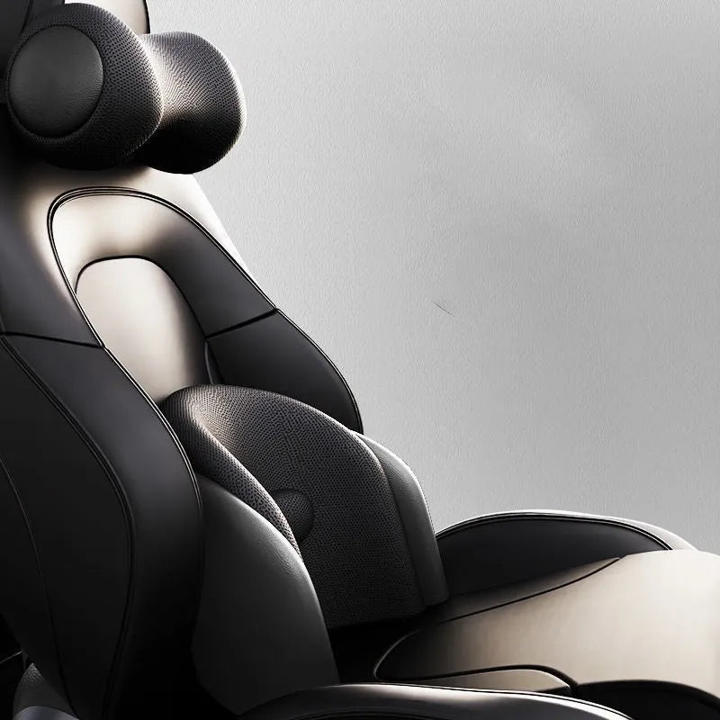 Car massage cushion with memory cotton construction and electric massage function