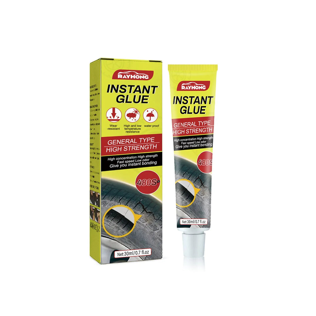 30ml bottle of tyre repair adhesive for car puncture and crack sealing
