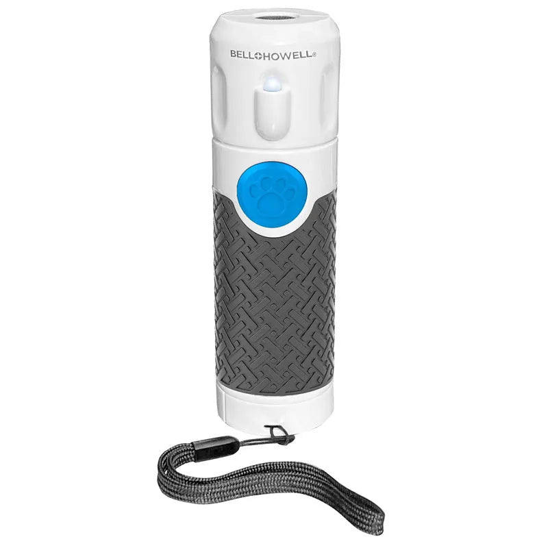 White ABS plastic handheld ultrasonic dog trainer for bark control training