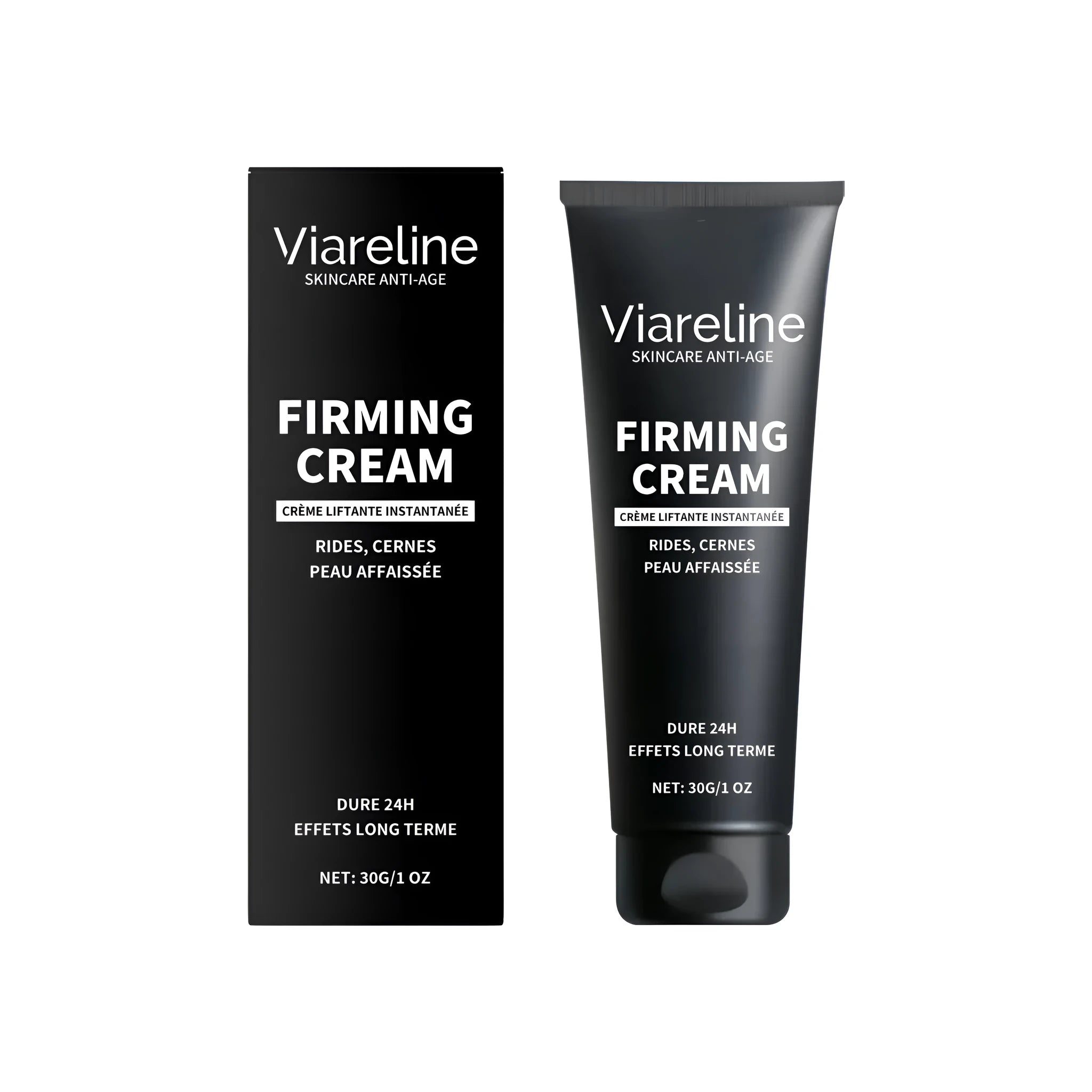 30g tube of anti-wrinkle firming cream with hyaluronic acid and vitamin E for facial moisturising