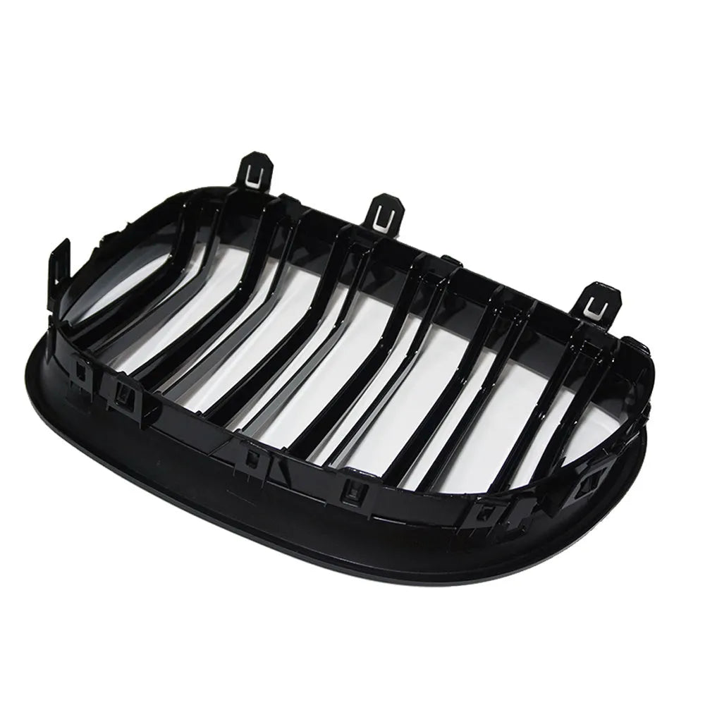 Carbon fibre effect ABS front grille for BMW 5-Series E60 and E66 models 2004-2009