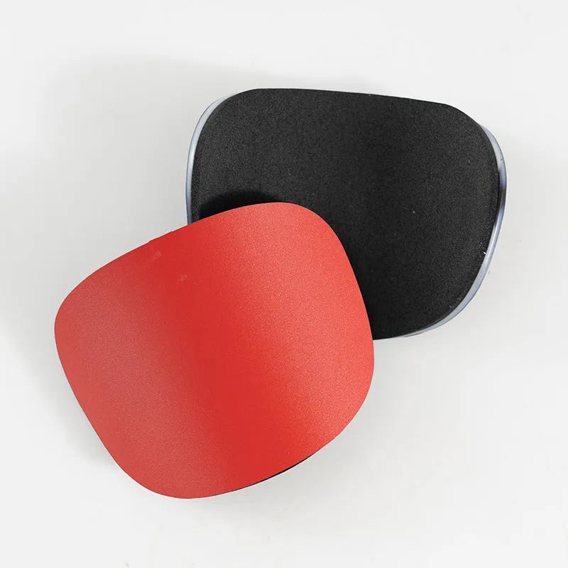 A pair of PU mini shin guards for football and sports, shown in a choice of colours including black, white, red, and blue.