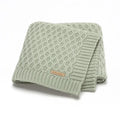 Solid colour infant blanket with raised lines texture in 70x90cm size