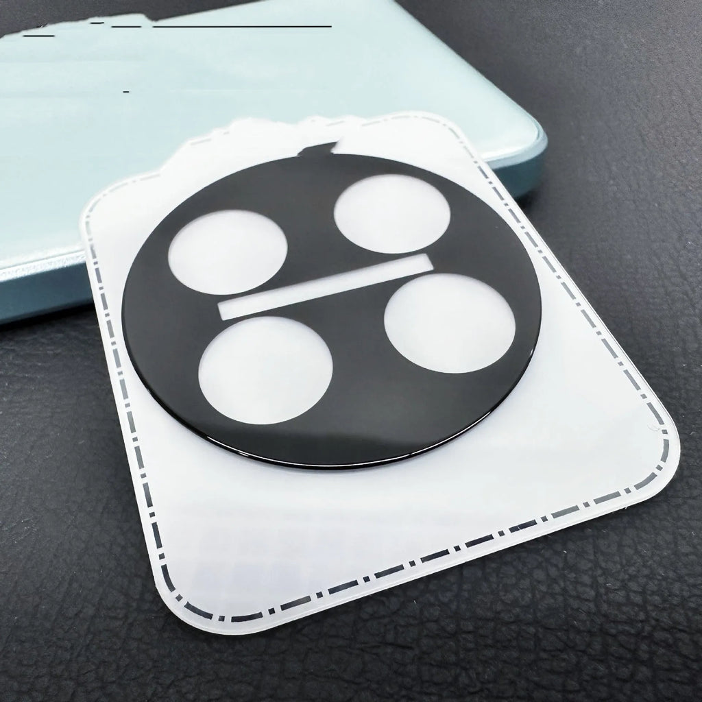 Large arc HD tempered glass lens protector with black ring edge for OnePlus 12, Find N3, and OnePlus 11 smartphones