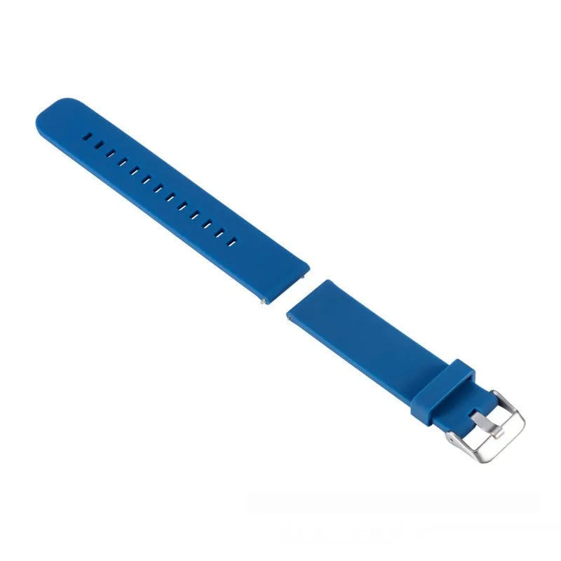 Silicone sports watch strap for Garmin Forerunner 245 in multiple solid colours